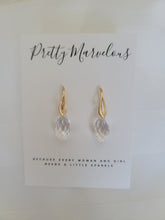 Petite Classic Clear pendant earrings